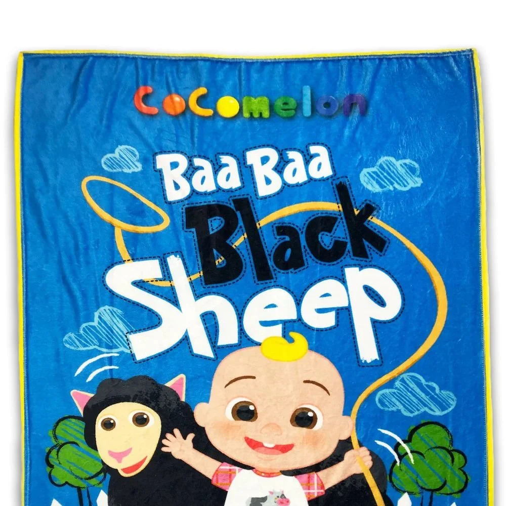 CoComelon Baa Baa Black Sheep Blanket
